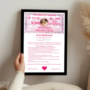 Love Agreement – A Perfect Valentine’s Day Gift – Love Contract – Affordable Valentines Day Gift